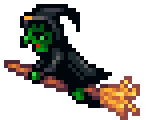  A picture of Stardew Valley's default Witch character sprite.